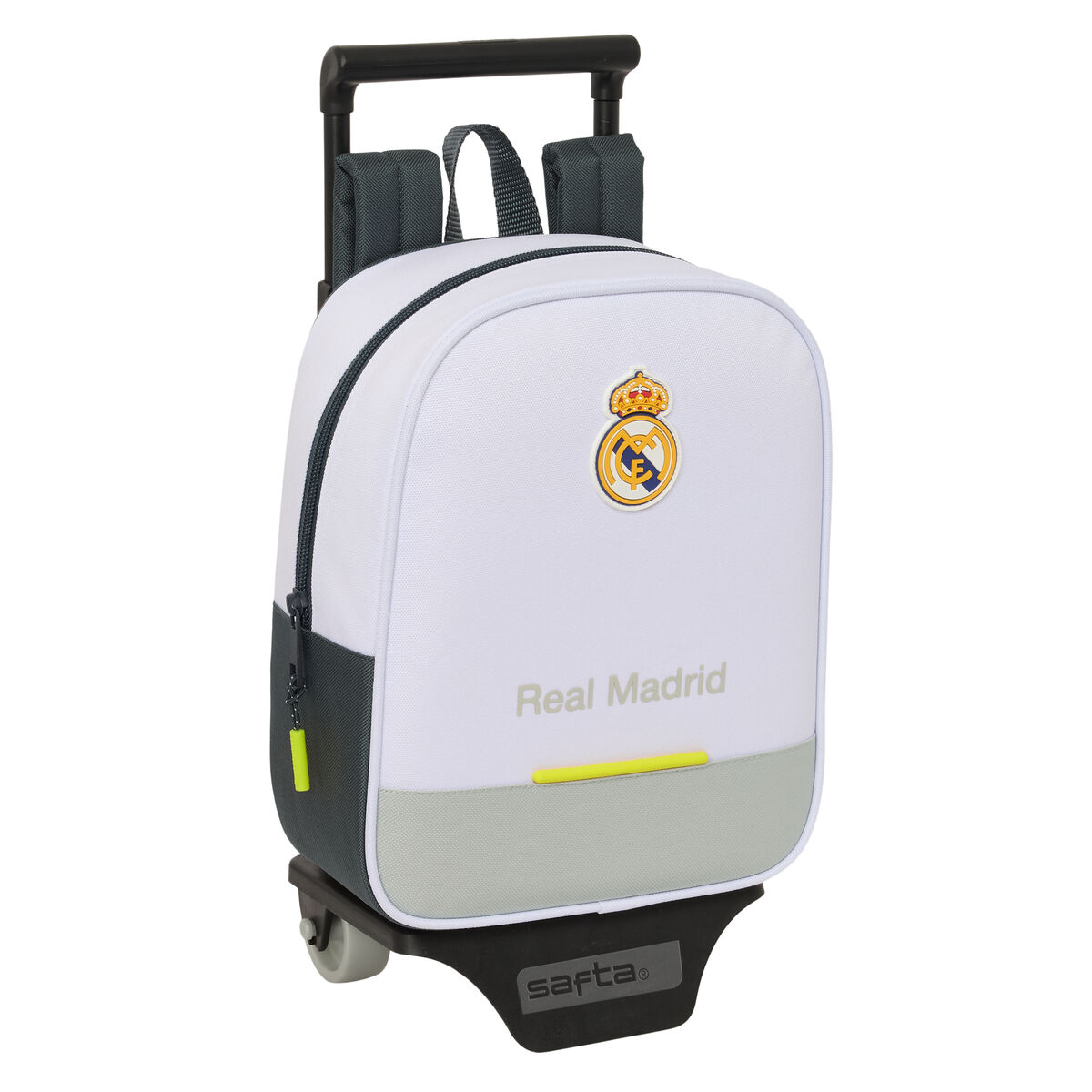 Skolryggsäck Real Madrid C.F. Vit 22 x 27 x 10 cm