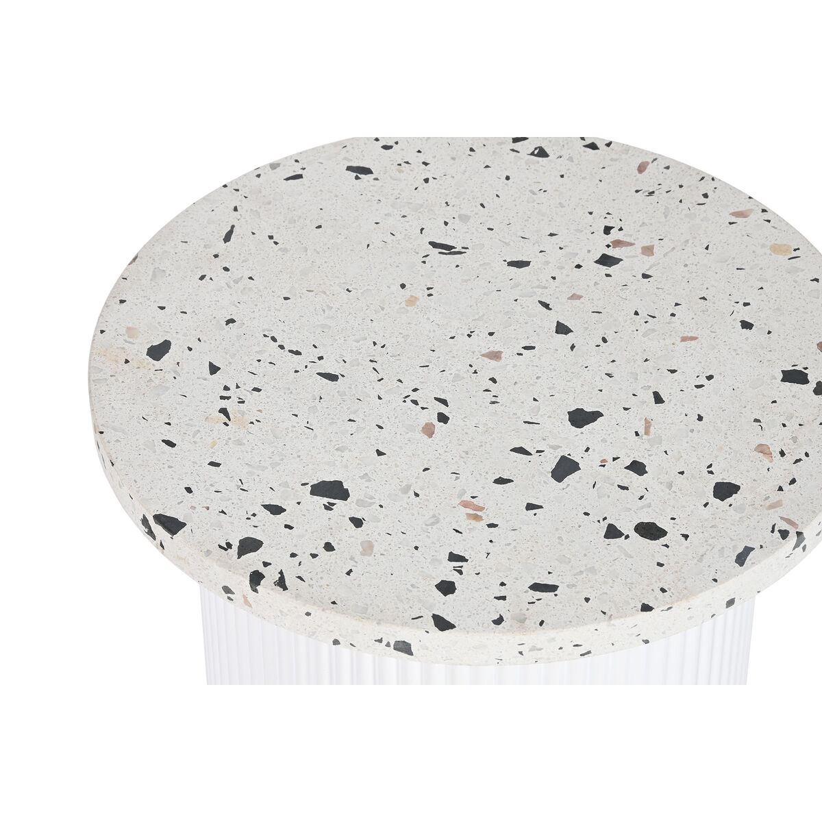 Sidobord Home ESPRIT Vit Trä MDF Terrass 40 x 40 x 37,5 cm - 2