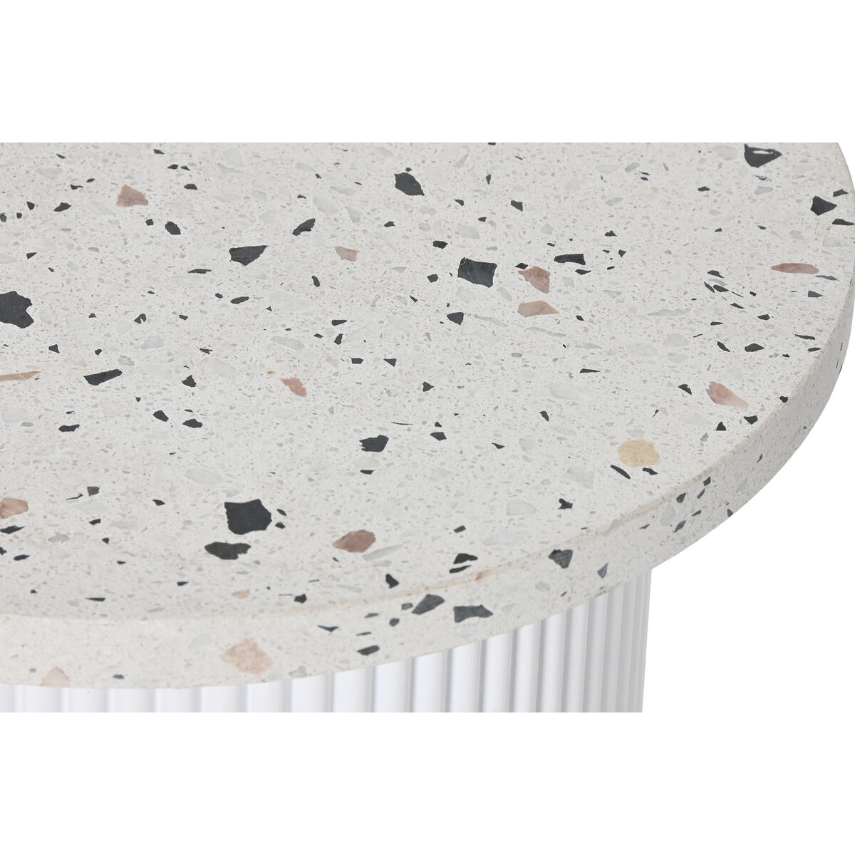 Sidobord Home ESPRIT Vit Trä MDF Terrass 40 x 40 x 37,5 cm - 3