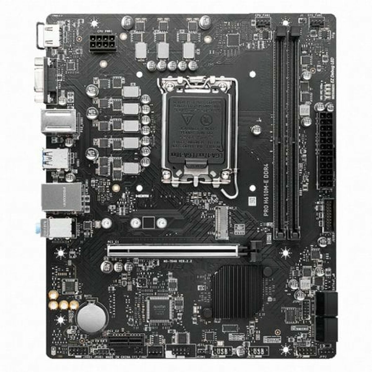 Moderkort MSI PRO H610M-E DDR4 DDR4 mATX H610 LGA 1700 - 2