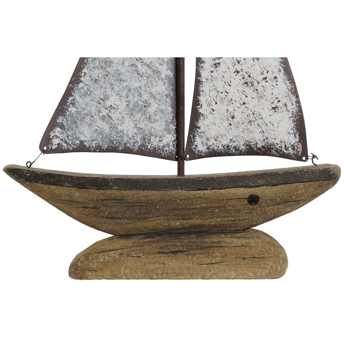 Prydnadsfigur Home ESPRIT Vit Naturell Tårtmakare Antikbehandlad 35,3 x 8 x 46,5 cm - 3