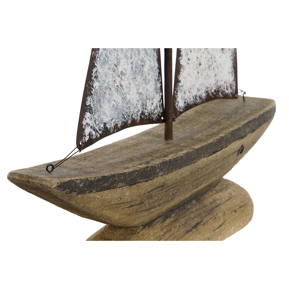 Prydnadsfigur Home ESPRIT Vit Naturell Tårtmakare Antikbehandlad 35,3 x 8 x 46,5 cm - 2
