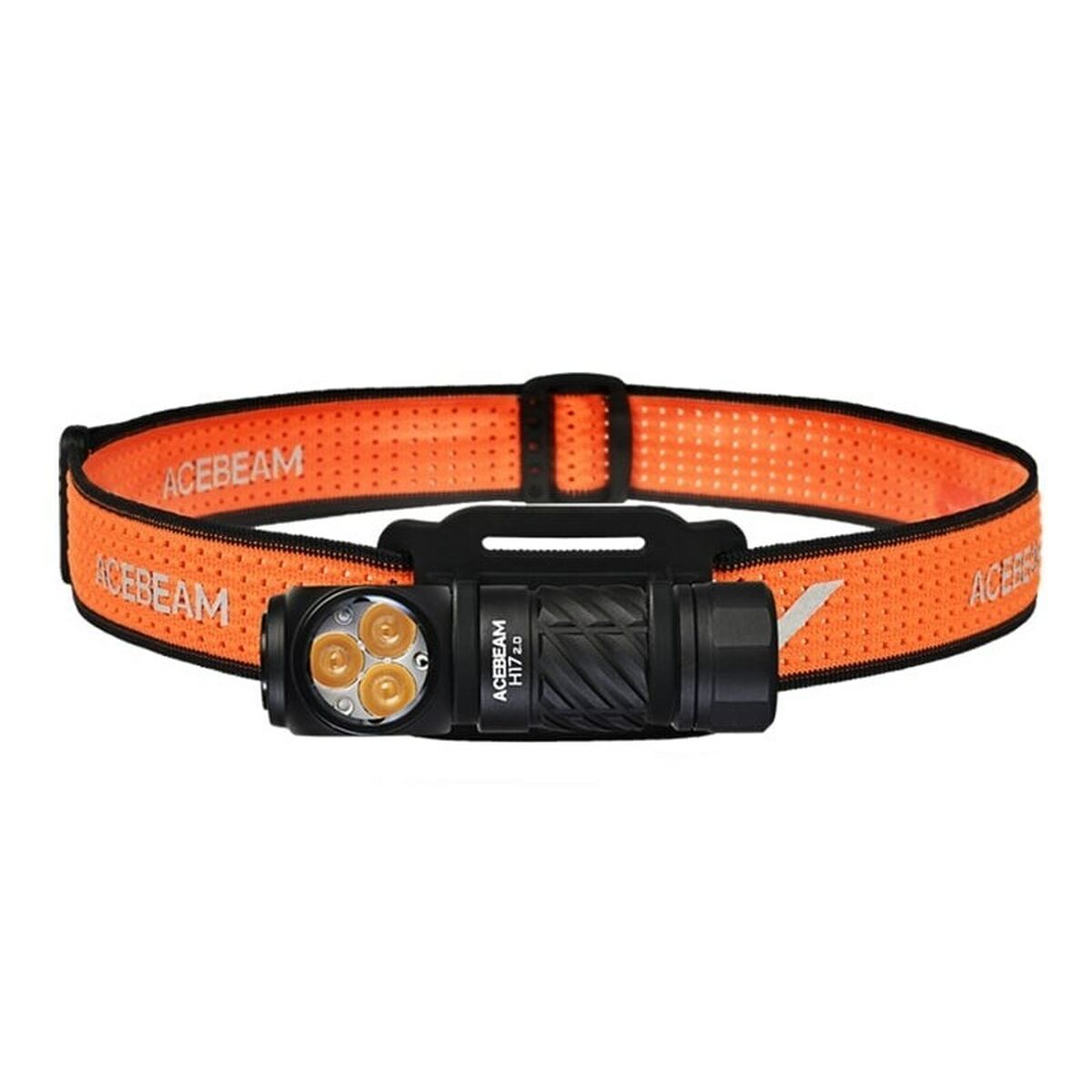 LED-lampa för huvudet Acebeam H17 2.0 Svart Orange