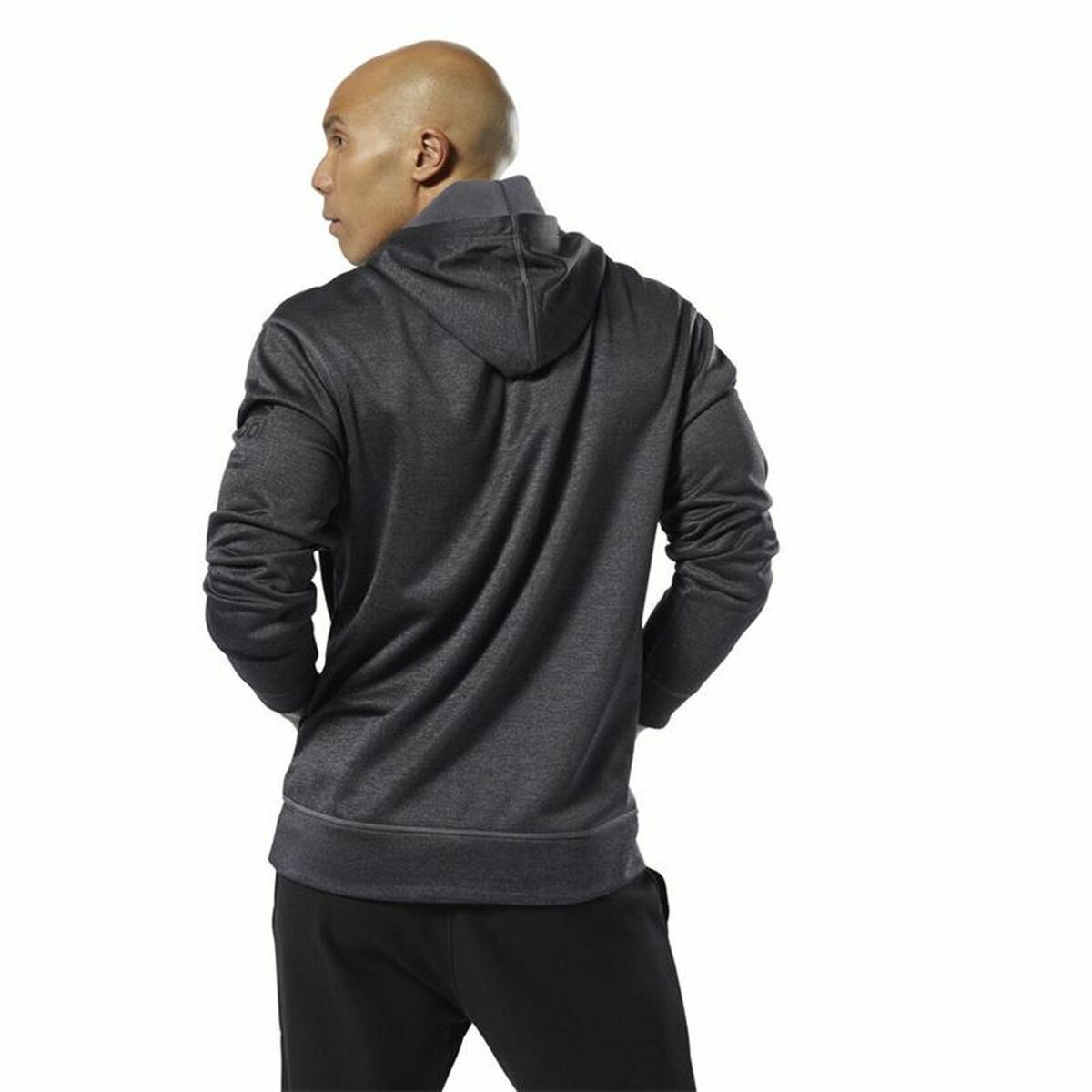 Tröja med huva Dam Reebok Ready Poly Fleece Mörkgrå - 13
