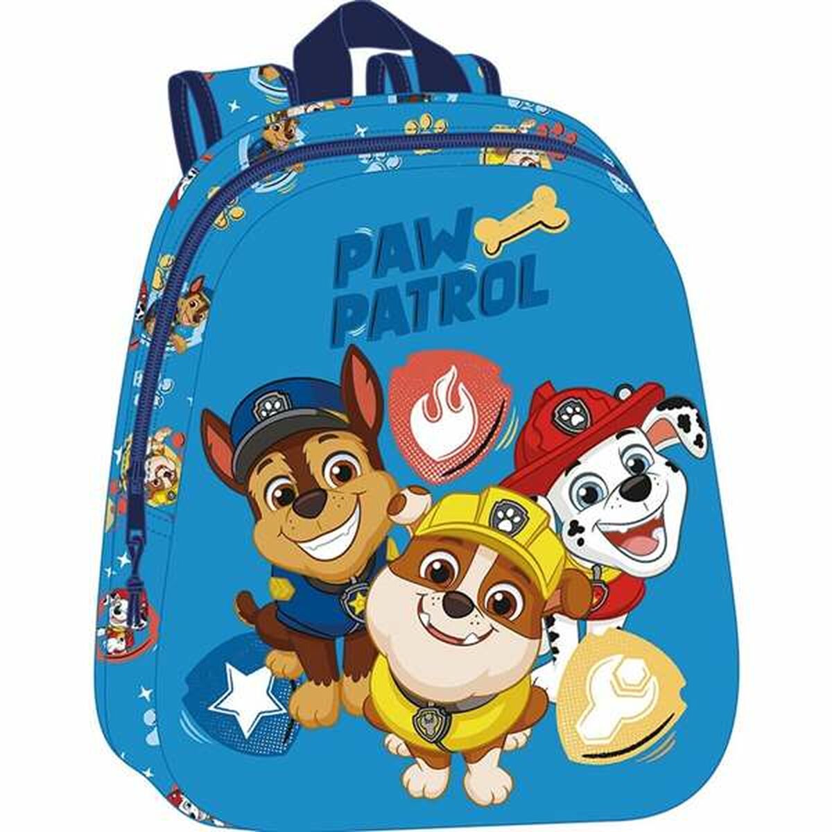 Skolryggsäck The Paw Patrol Blå 27 x 33 x 10 cm