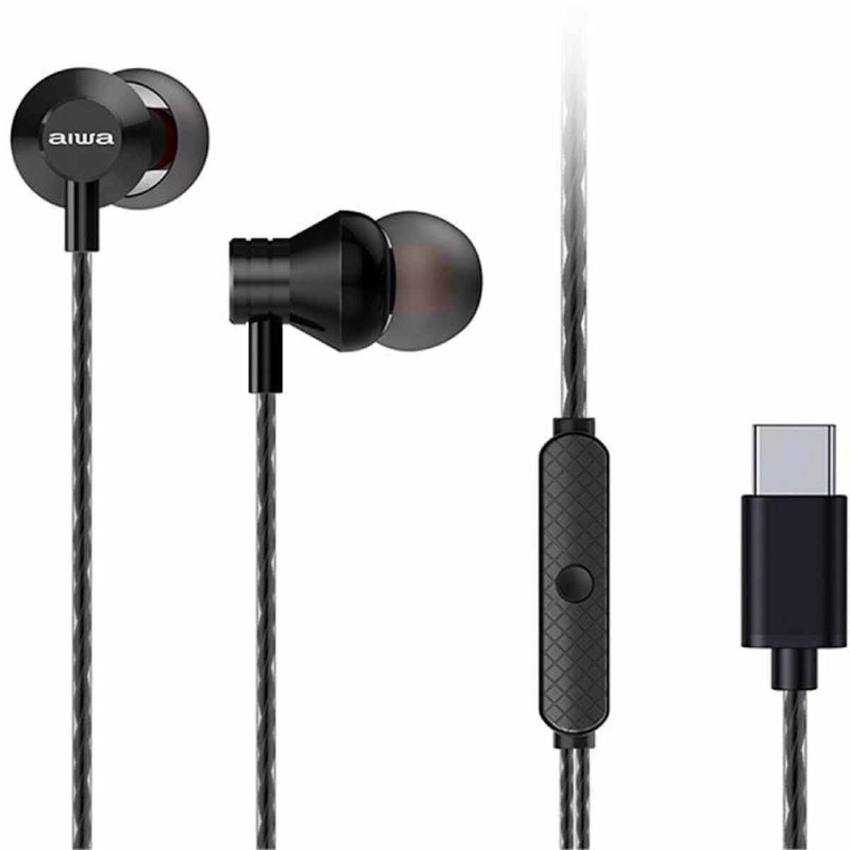 Hörlurar Aiwa ESTM-50USB-C/BK Svart - 2