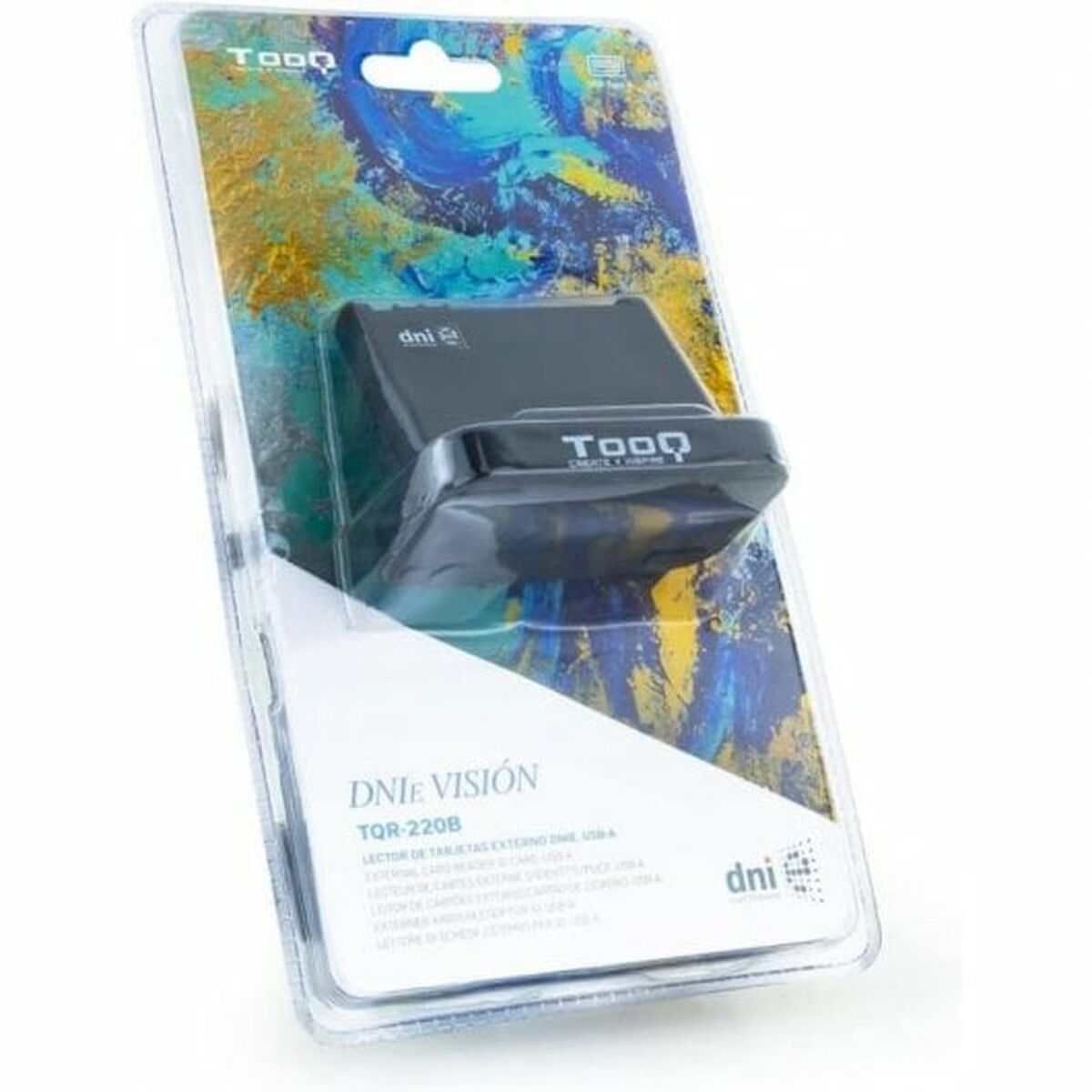 Smartkortläsare TooQ TQR-220B Svart - 6