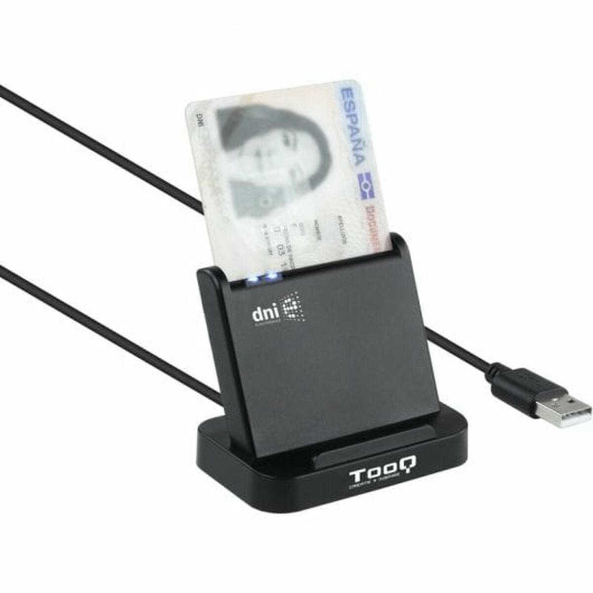 Smartkortläsare TooQ TQR-220B Svart - 2