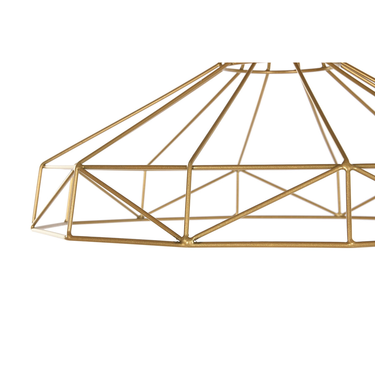 Taklampa Home ESPRIT Svart Gyllene Metall 50 W 39 x 39 x 25 cm (2 antal) - 2