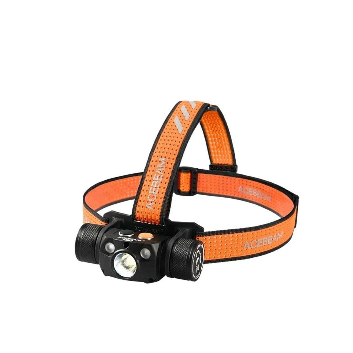 LED-lampa för huvudet Acebeam H30 R+CRI 6500K Svart Orange 4000 Lm