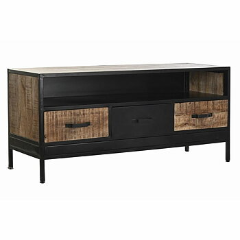 TV-möbler DKD Home Decor Brun Svart 125 x 40 x 55 cm