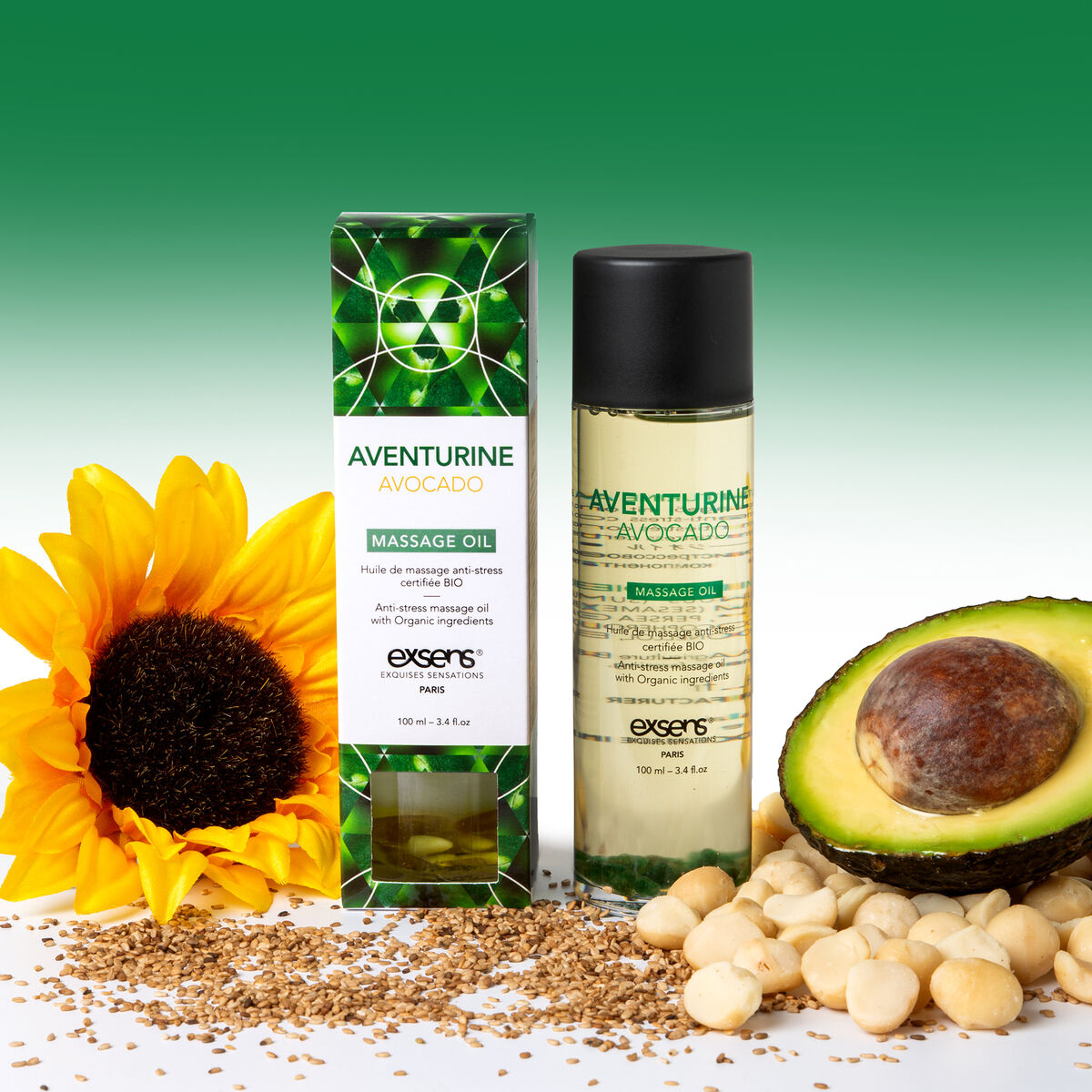 Erotisk Massageolja Exsens - 3