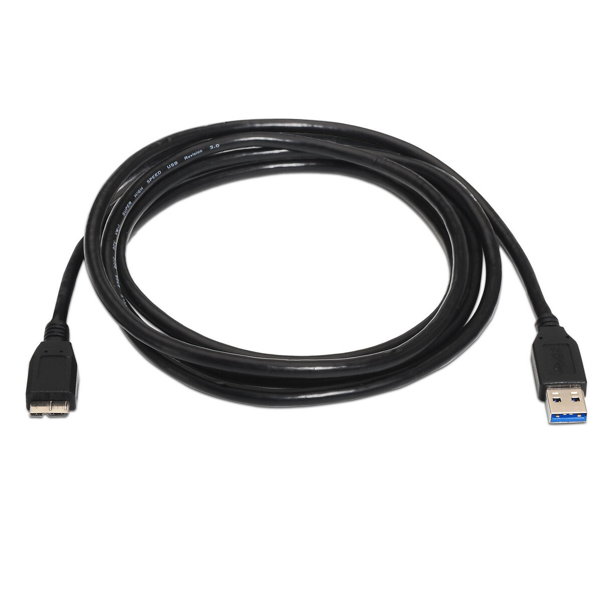 USB-kabel Aisens A105-0044 Svart 2 m (1 antal) - 2