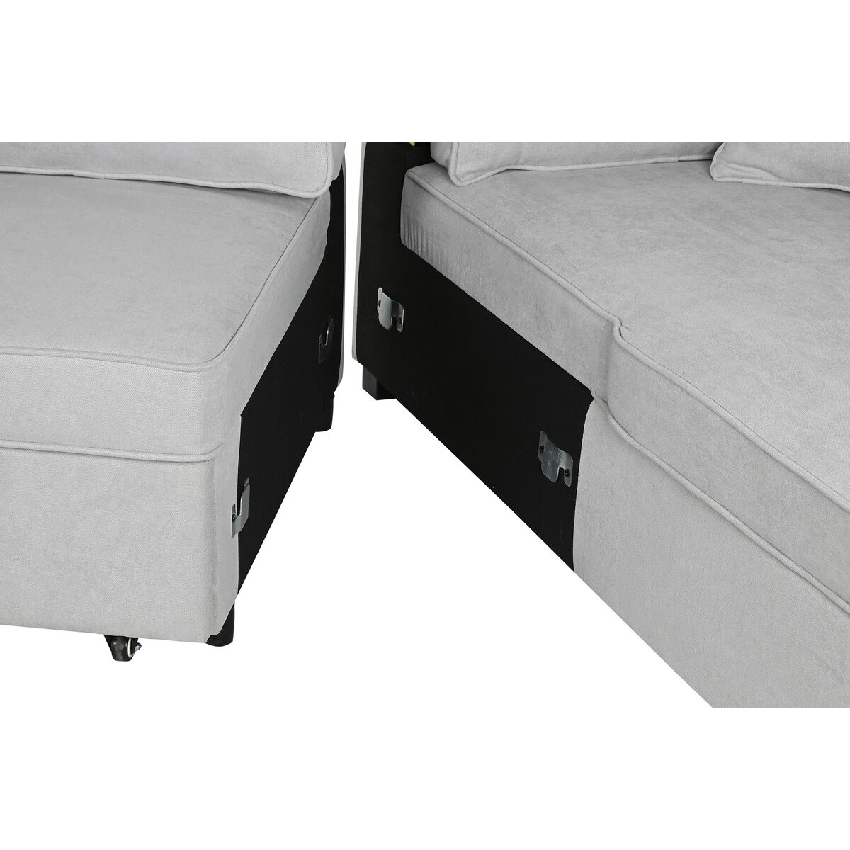 Bäddsoffa Home ESPRIT Grå Modern 298 x 154 x 92 cm - 3