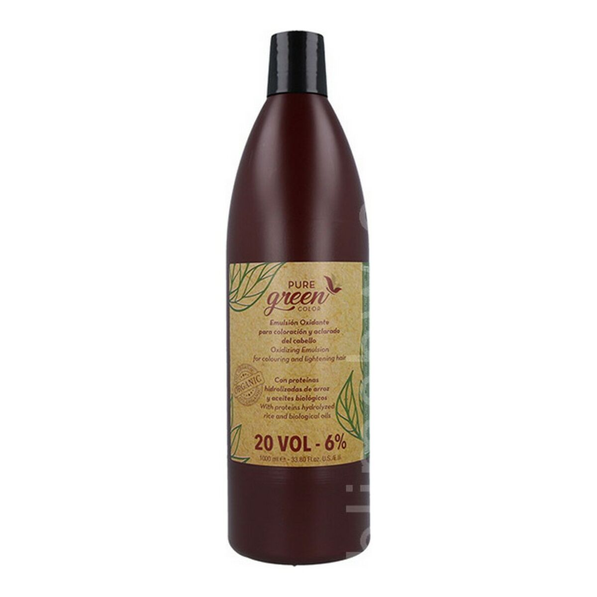 Håroxideringsmedel Emulsion Pure Green Green Emulsión 20 Vol 6 % (1000 ml) - 2