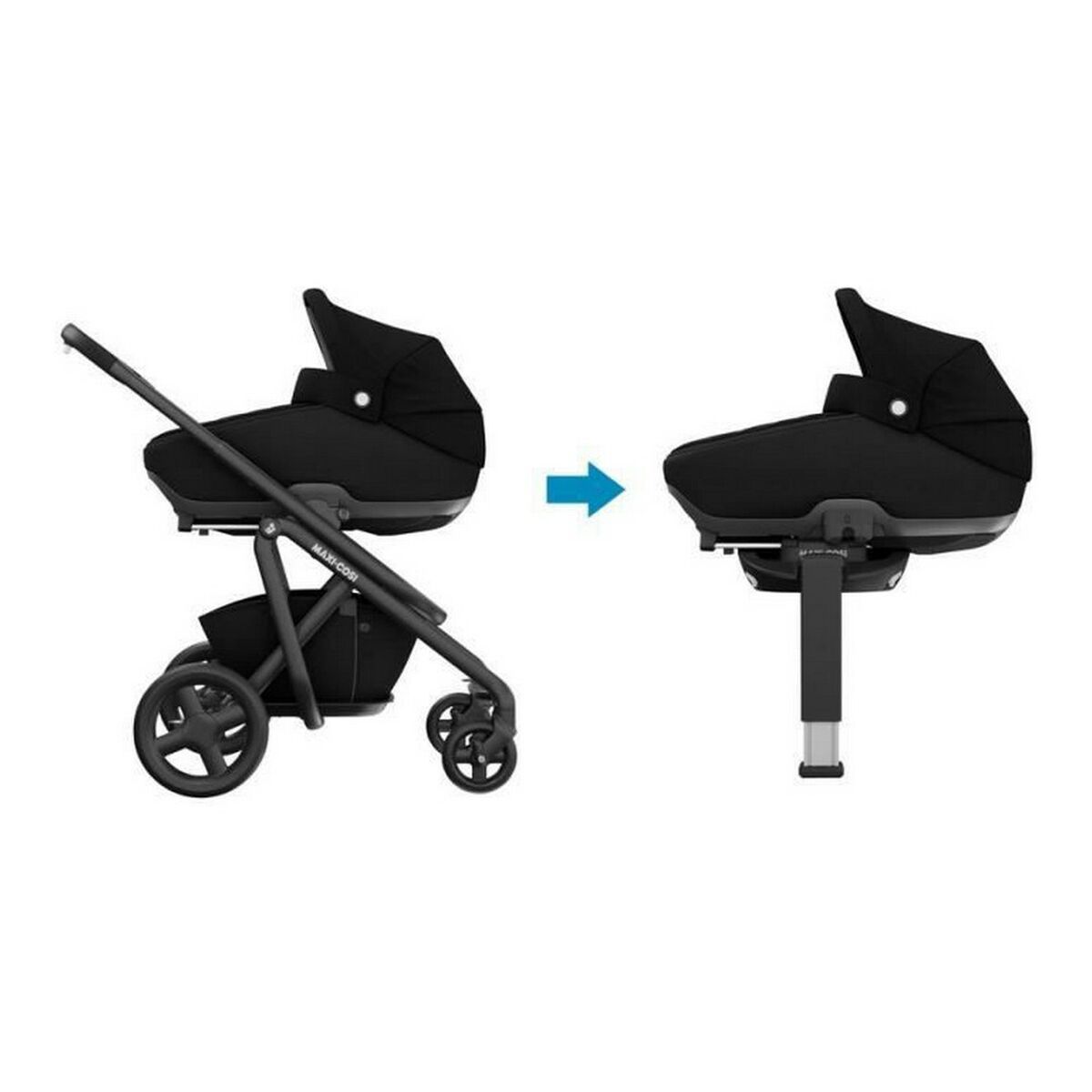 Bärgningsvagn Maxicosi Jade Carrycot - 2