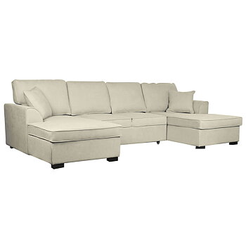 Bäddsoffa Home ESPRIT Sand Modern 298 x 154 x 92 cm