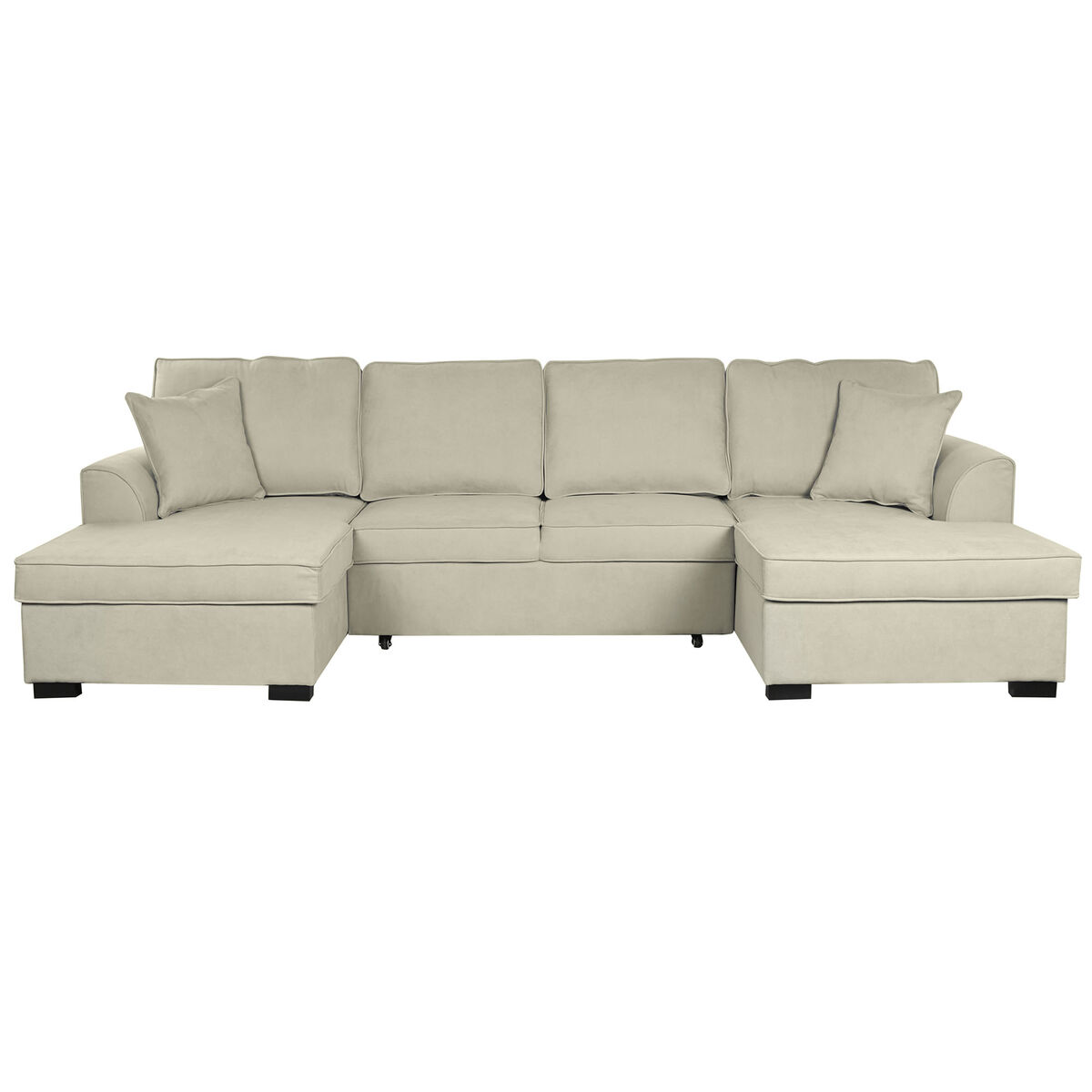 Bäddsoffa Home ESPRIT Sand Modern 298 x 154 x 92 cm