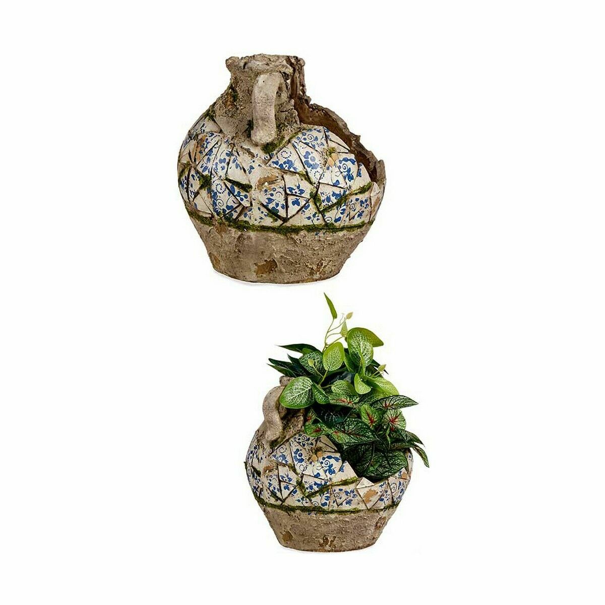 Dekorativ Trädgårdsfigur Ibergarden Polyresin Vas 28,5 x 28 x 28,5 cm (2 antal) - 2