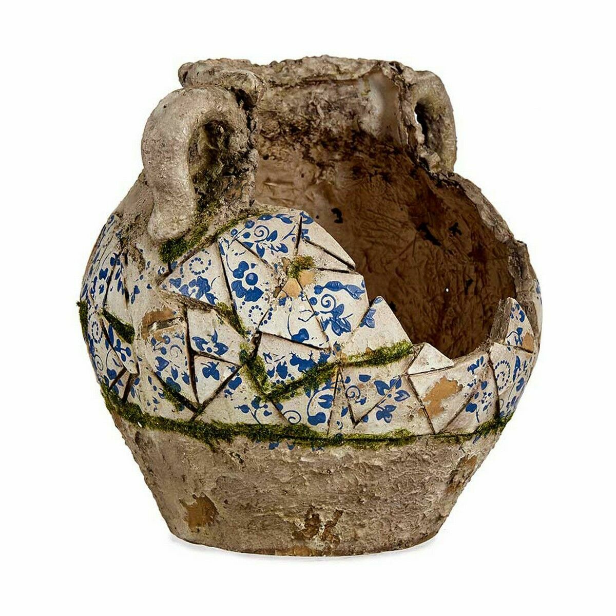 Dekorativ Trädgårdsfigur Ibergarden Polyresin Vas 28,5 x 28 x 28,5 cm (2 antal) - 5