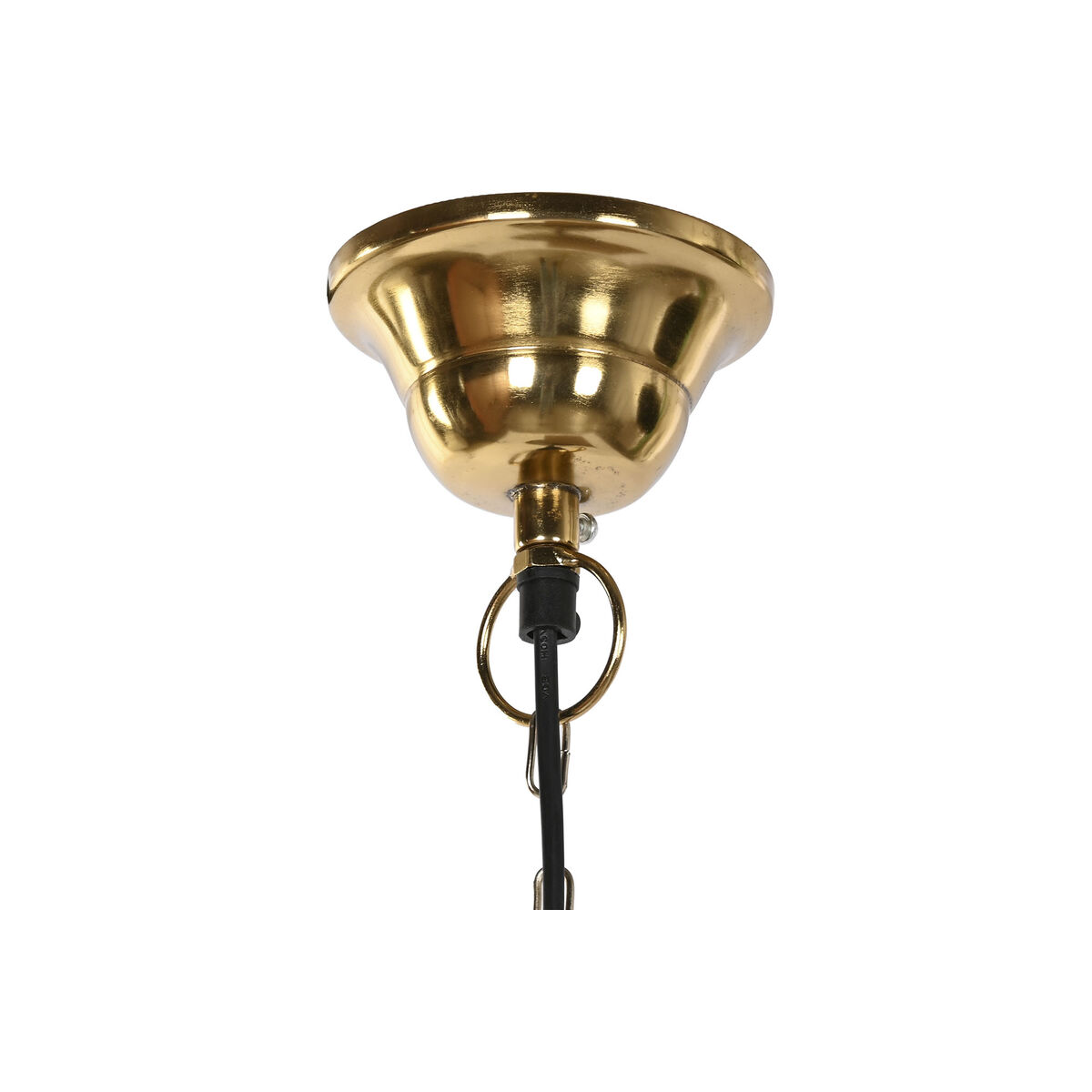 Taklampa Home ESPRIT Gyllene Metall Järn 50 W 26 x 26 x 24 cm - 4