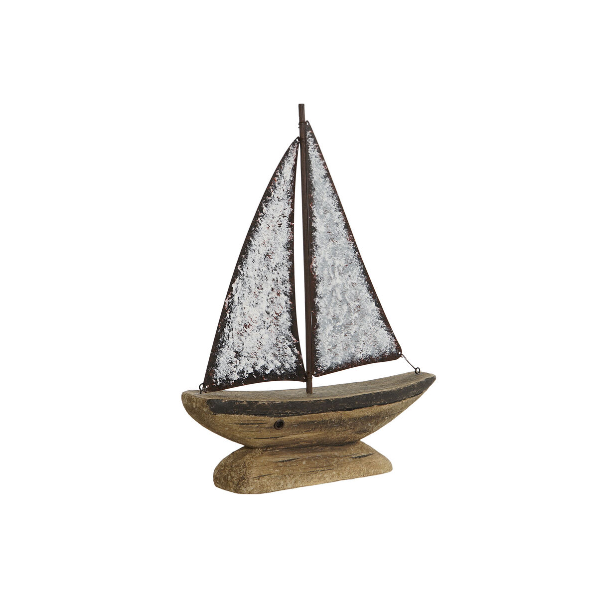 Prydnadsfigur Home ESPRIT Vit Naturell Tårtmakare Antikbehandlad 26 x 6 x 34 cm