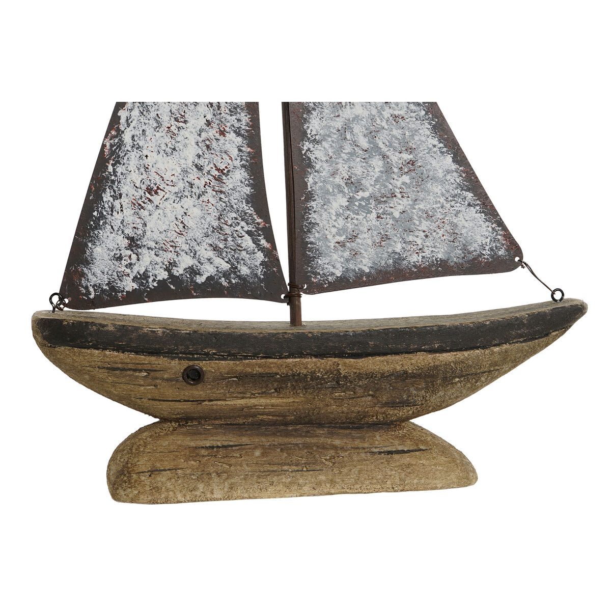 Prydnadsfigur Home ESPRIT Vit Naturell Tårtmakare Antikbehandlad 26 x 6 x 34 cm - 5