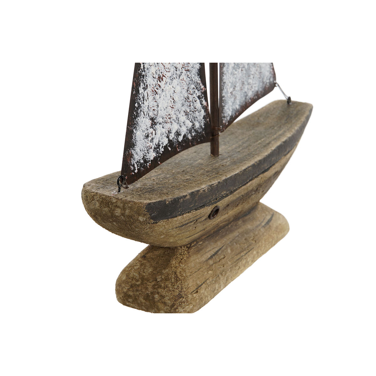 Prydnadsfigur Home ESPRIT Vit Naturell Tårtmakare Antikbehandlad 26 x 6 x 34 cm - 2