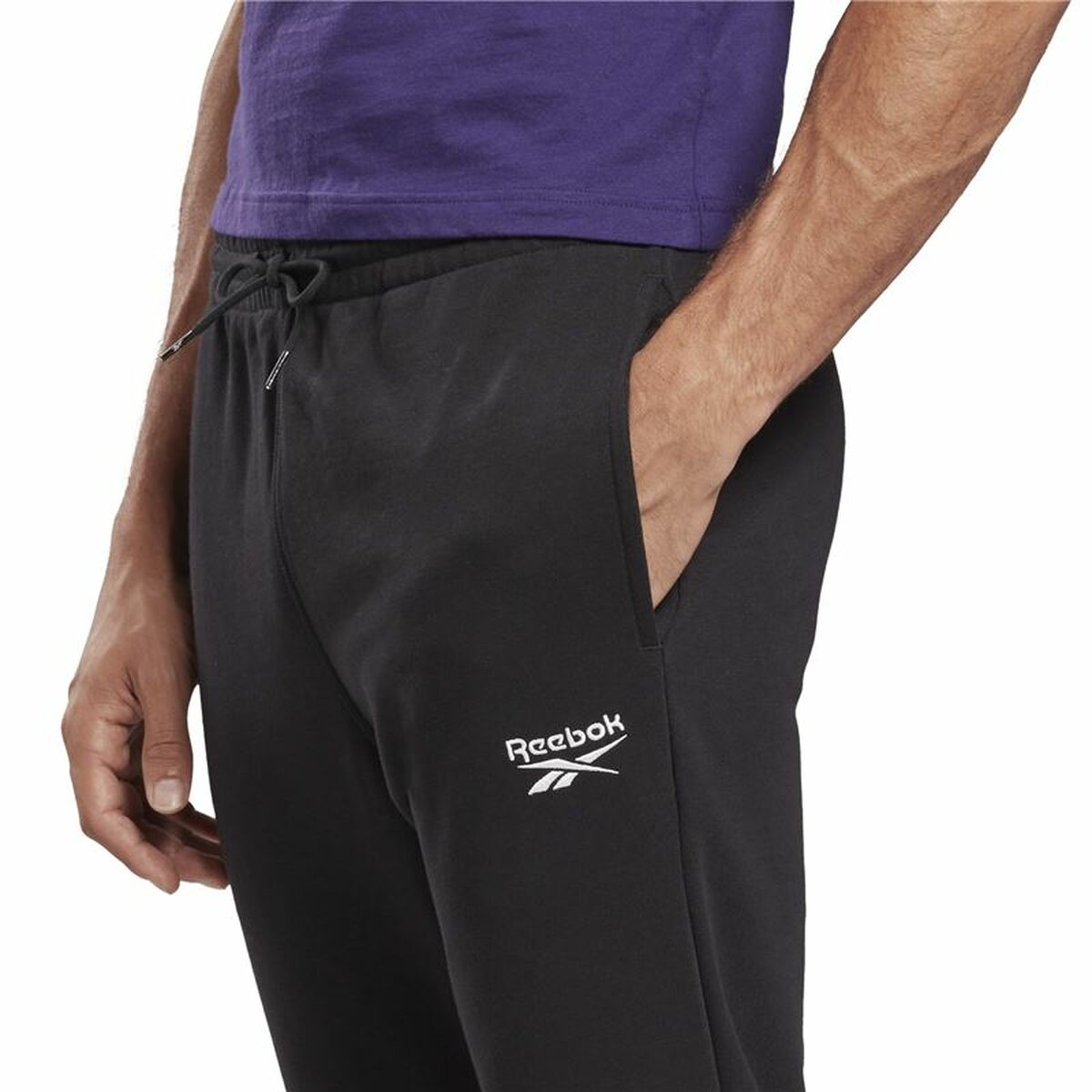 Byxor för vuxna Reebok Identity  Svart - 6