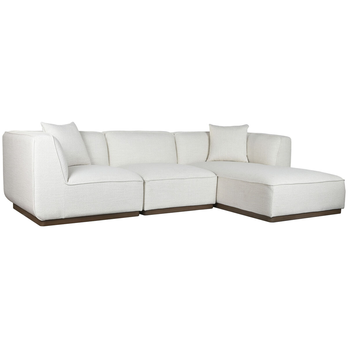 Soffa Home ESPRIT Kräm Scandi 279 x 171 x 72 cm - 2