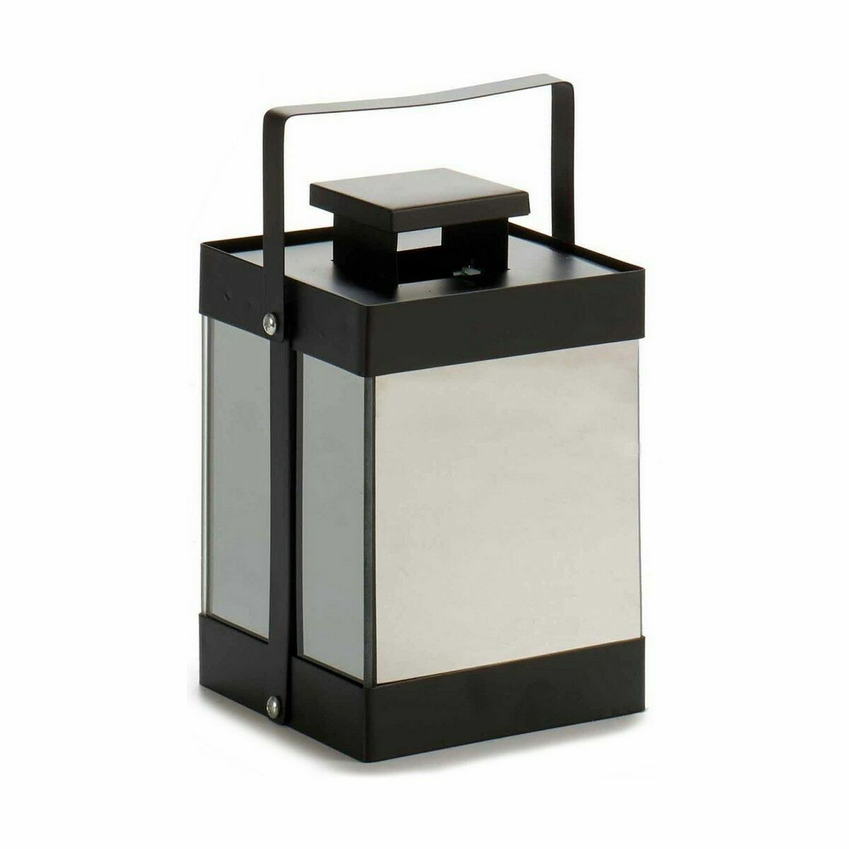 LED-lykta Gift Decor Svart 12,5 x 18,5 x 12,5 cm Speglar (6 antal) - 5