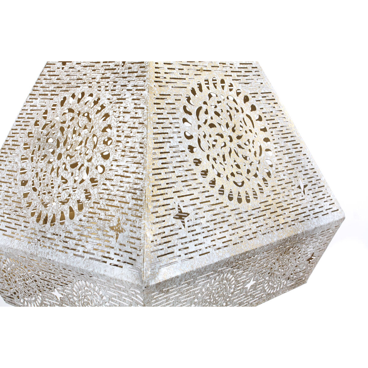 Taklampa Home ESPRIT Vit Gyllene Metall 25 W 29 x 26 x 40 cm - 3