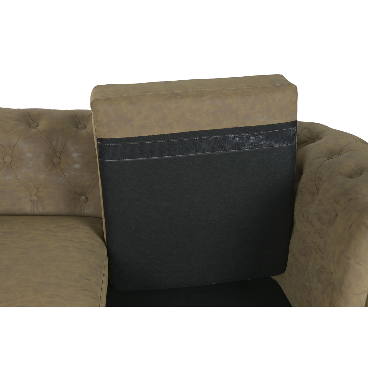 Soffa Home ESPRIT Brun Vintage 160 X 82 X 76 CM - 2