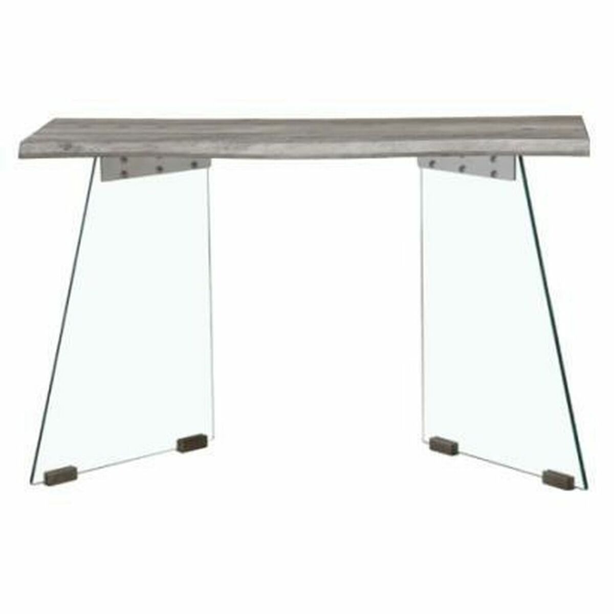 Mottagare DKD Home Decor Transparent Ljusgrå 120 x 40 x 76 cm - 2