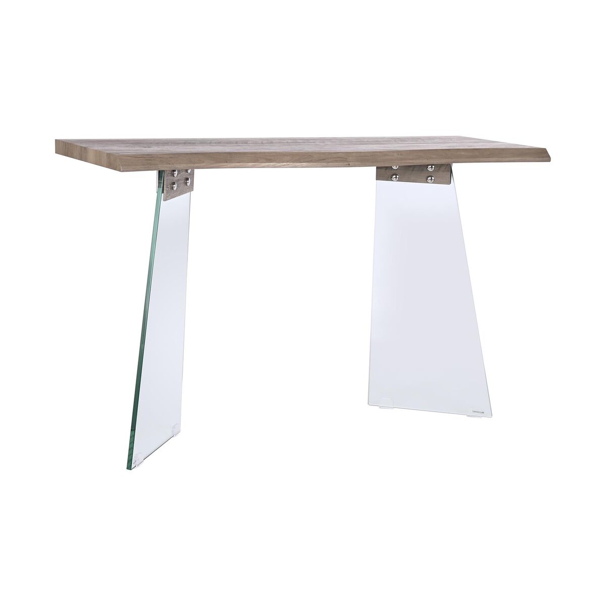 Mottagare DKD Home Decor Transparent Ljusgrå 120 x 40 x 76 cm