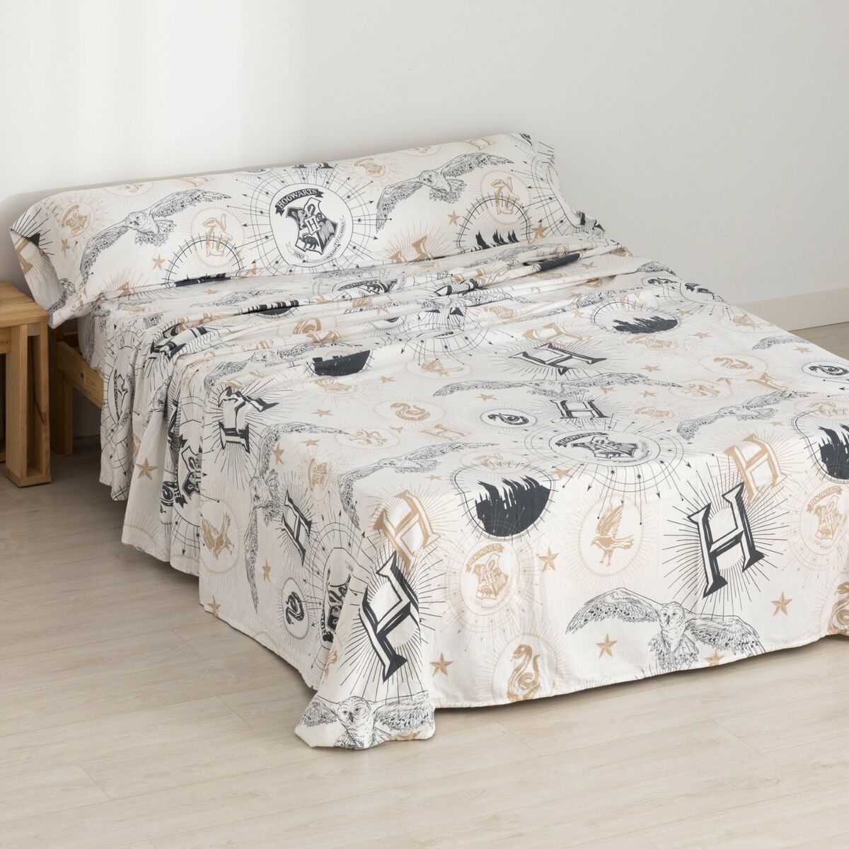 Bäddset Harry Potter Beige Multicolour Säng 105 - 2