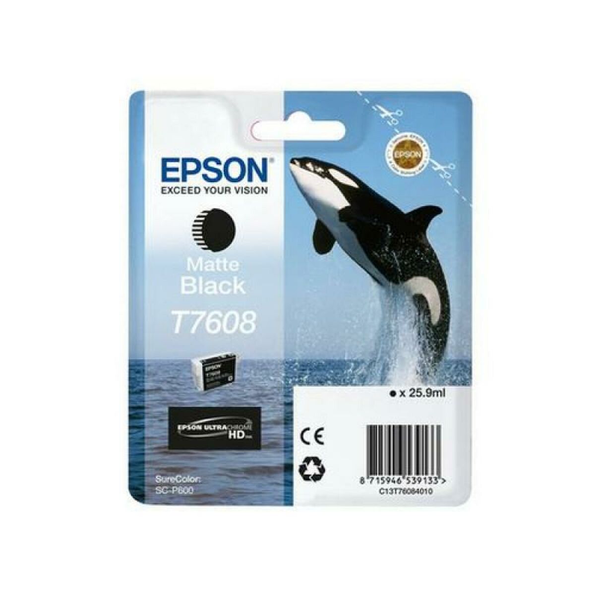 Original Bläckpatron Epson C13T76084N10 Svart matt