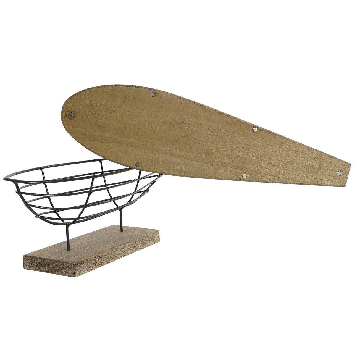 Prydnadsfigur Home ESPRIT Vit Naturell Tårtmakare Sjöman Antikbehandlad 54 x 15 x 61,5 cm - 8