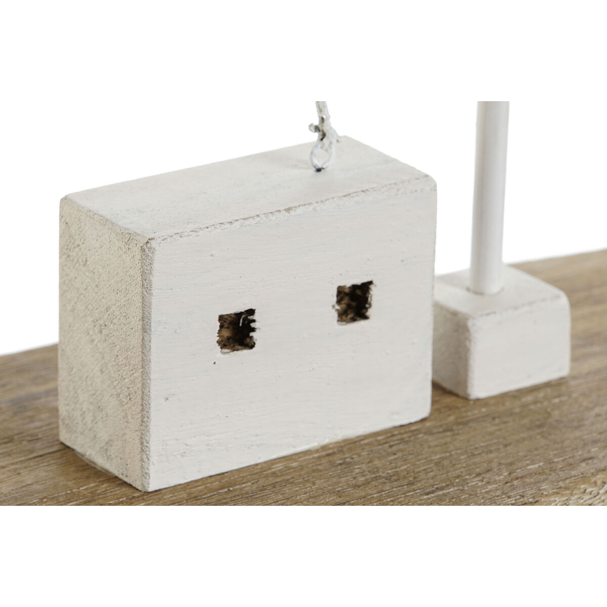 Prydnadsfigur Home ESPRIT Vit Naturell Tårtmakare Sjöman Antikbehandlad 54 x 15 x 61,5 cm - 4