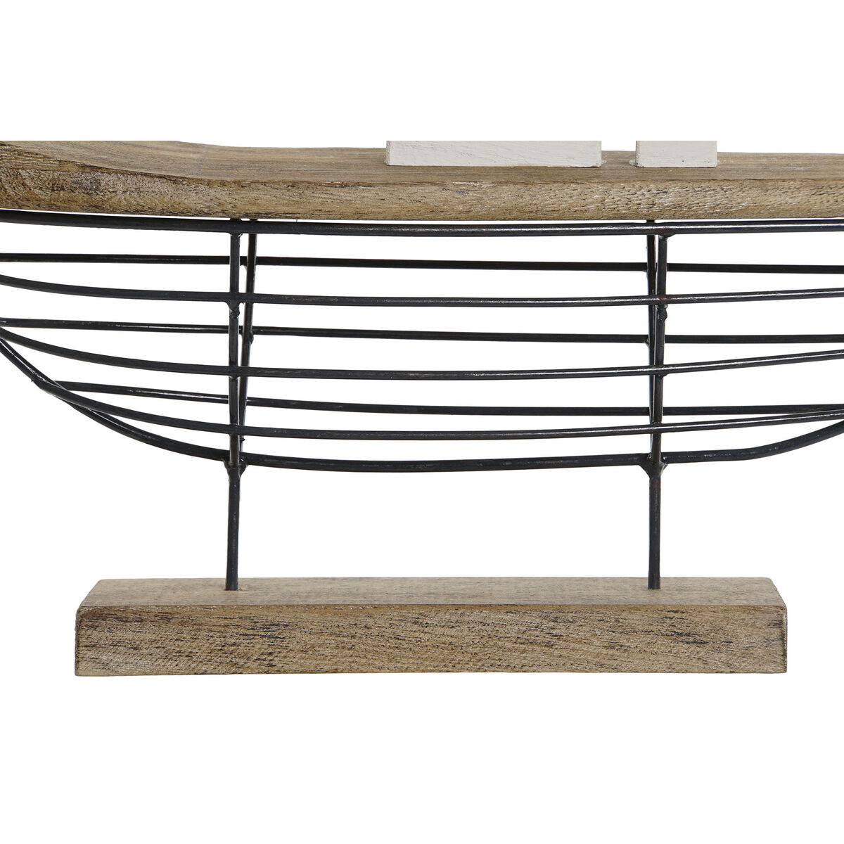 Prydnadsfigur Home ESPRIT Vit Naturell Tårtmakare Sjöman Antikbehandlad 54 x 15 x 61,5 cm - 2