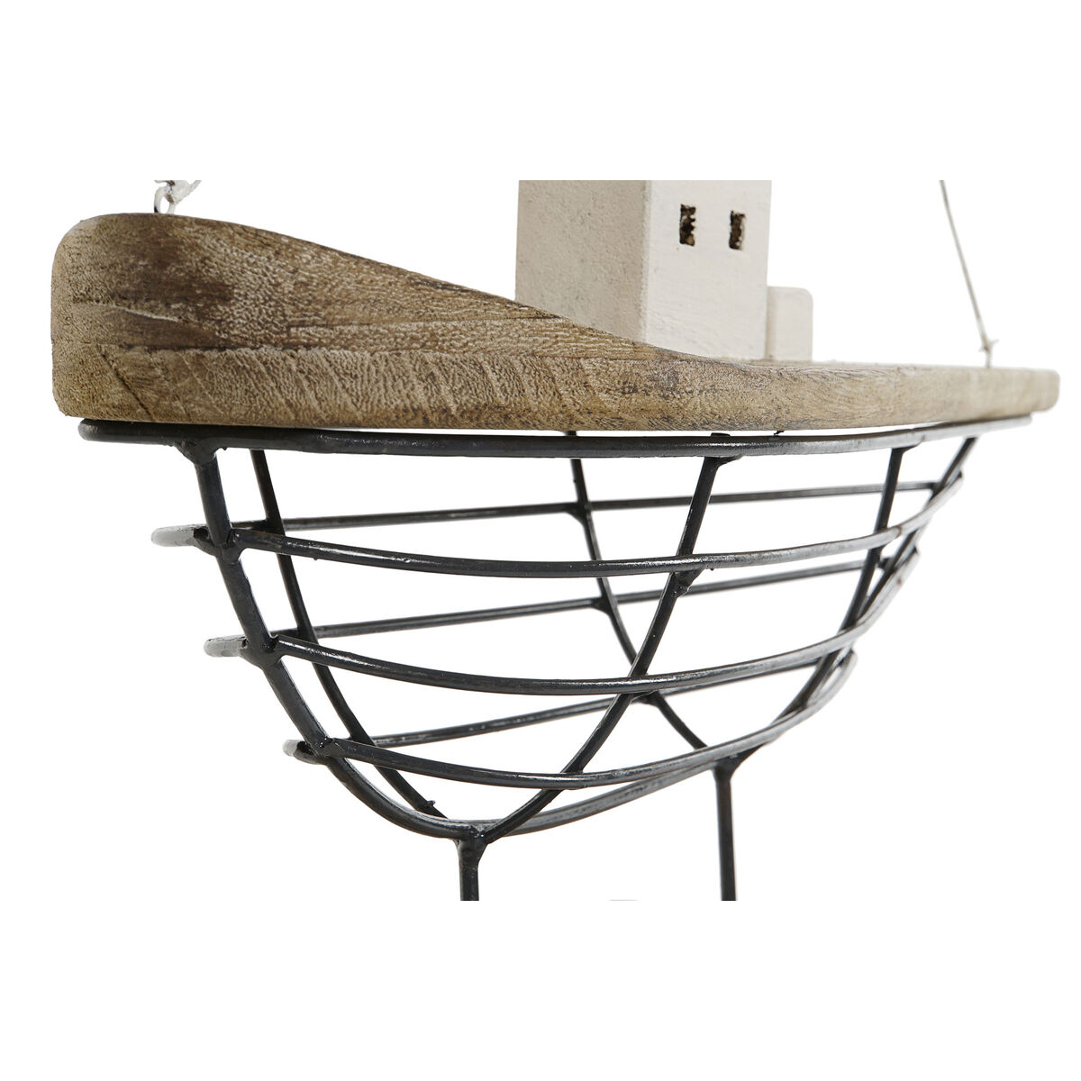 Prydnadsfigur Home ESPRIT Vit Naturell Tårtmakare Sjöman Antikbehandlad 54 x 15 x 61,5 cm - 6