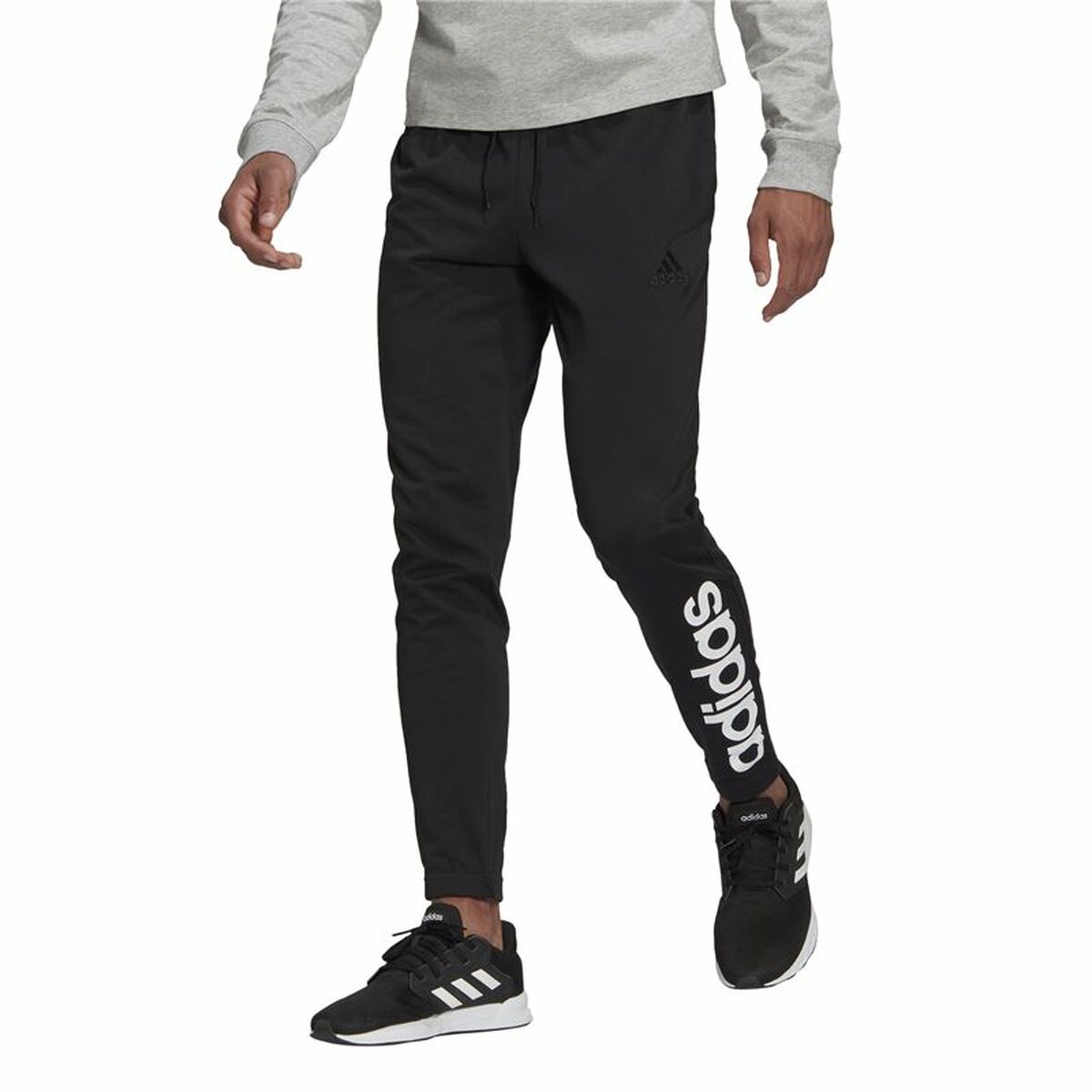 Byxor för vuxna Adidas Essentials  Svart - 3