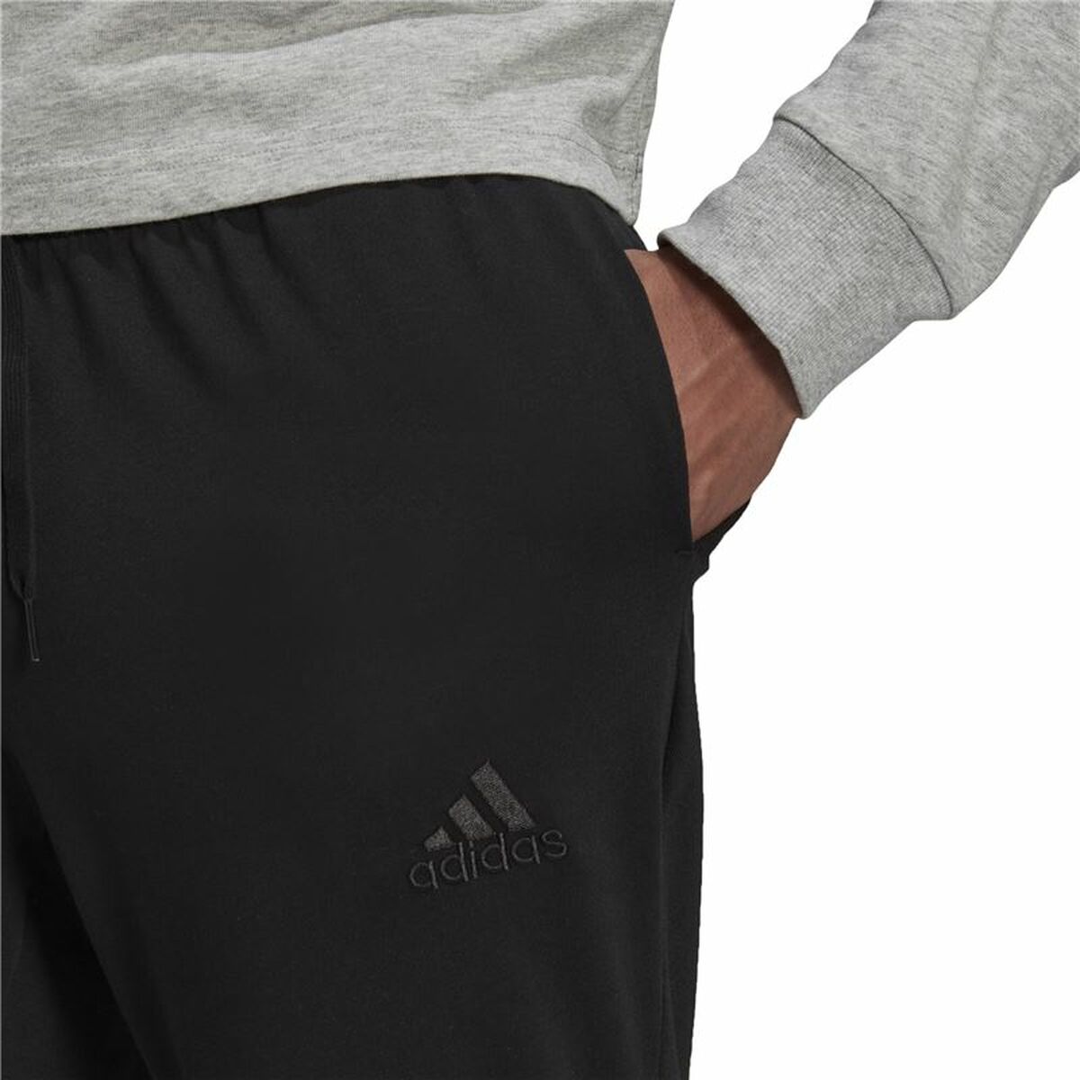 Byxor för vuxna Adidas Essentials  Svart - 6