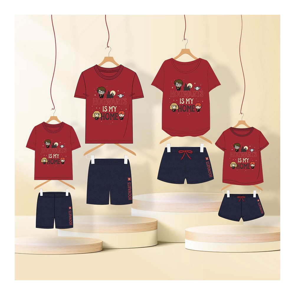 Pyjamas Barn Harry Potter Röd - 11