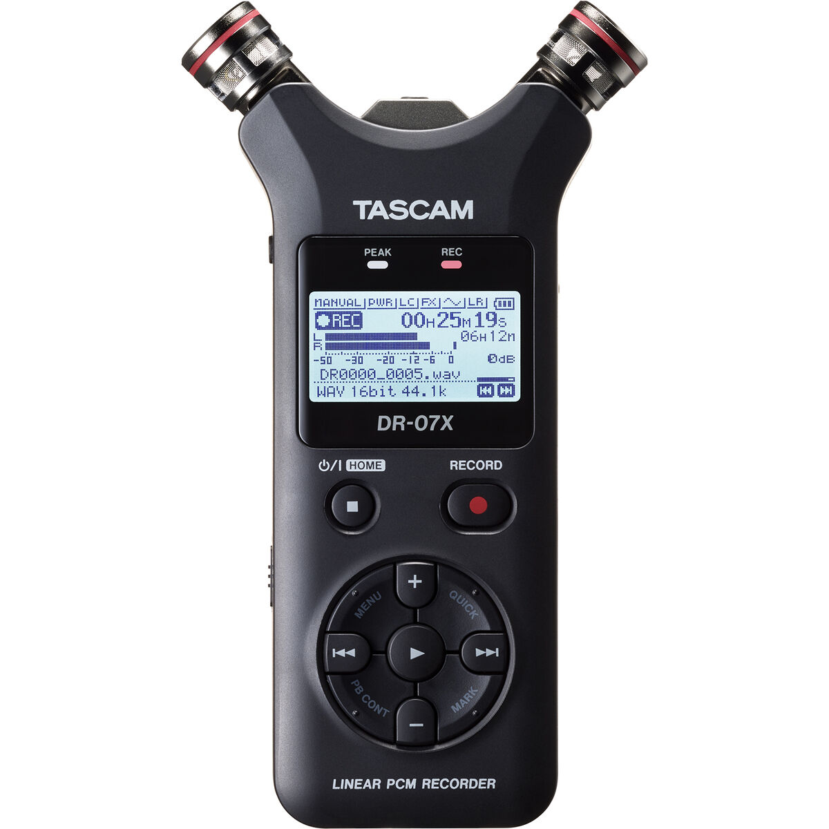 Inspelare Tascam DR-07X Blå Svart - 5