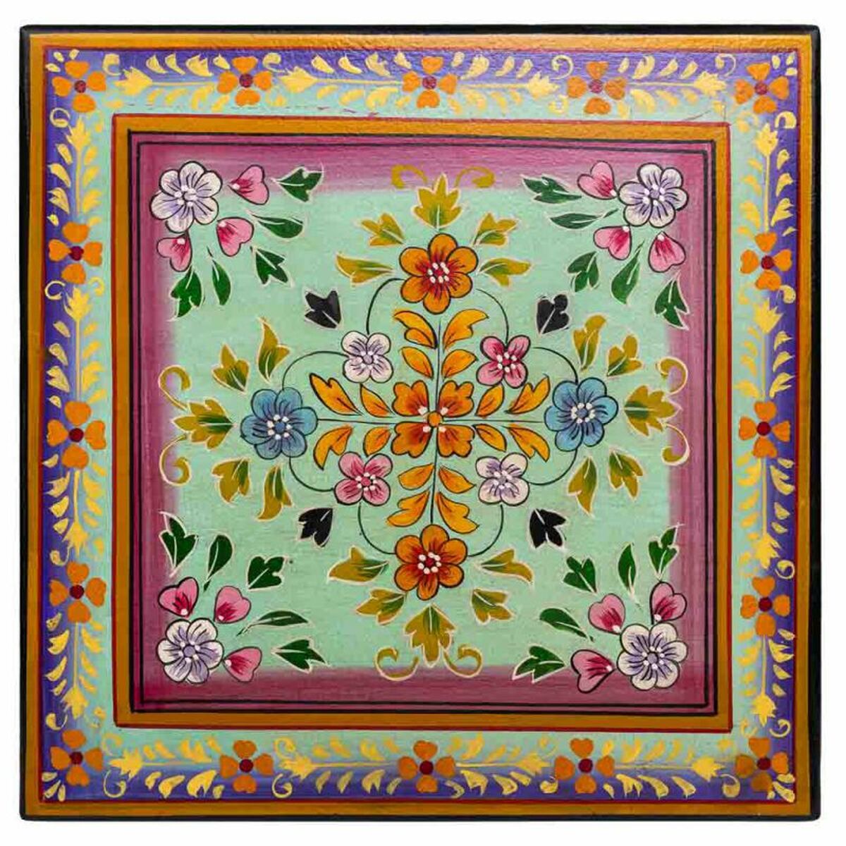 Sidobord Alexandra House Living Mangoträ 45 x 16 x 45 cm - 4