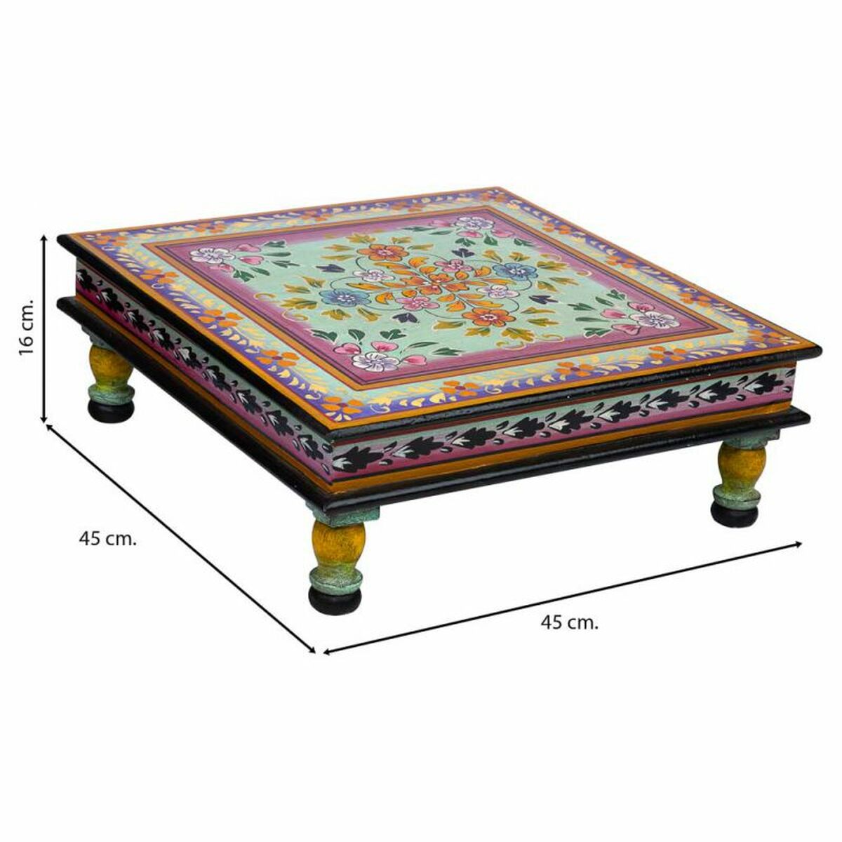 Sidobord Alexandra House Living Mangoträ 45 x 16 x 45 cm - 3