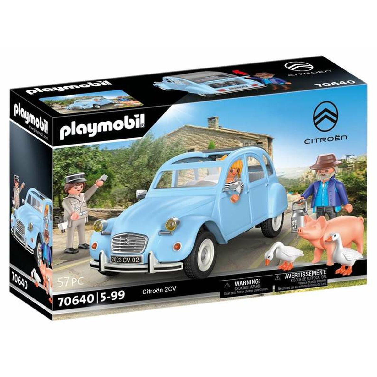 Fordonsspel Playmobil Blå Bil 57 Delar - 6
