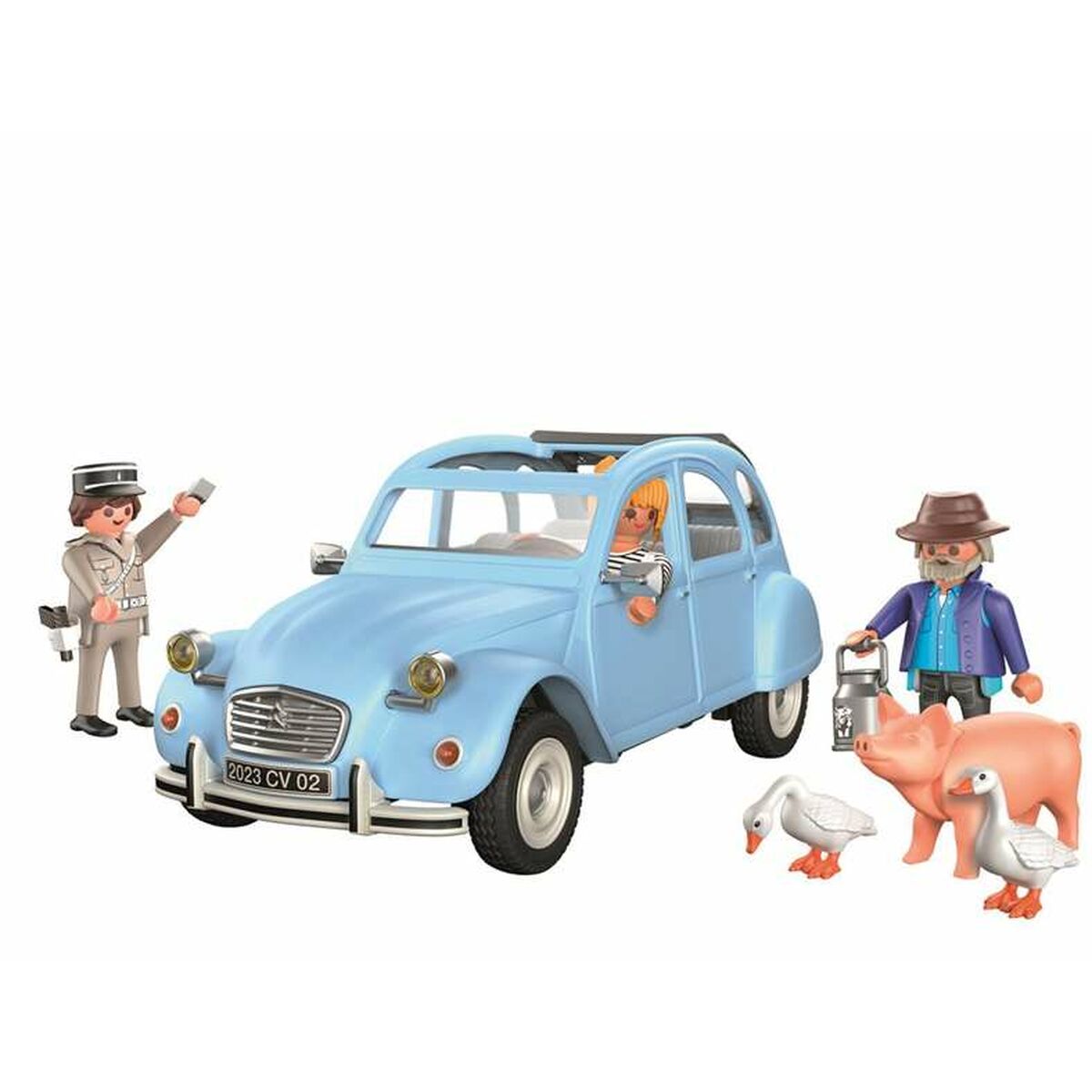 Fordonsspel Playmobil Blå Bil 57 Delar - 7