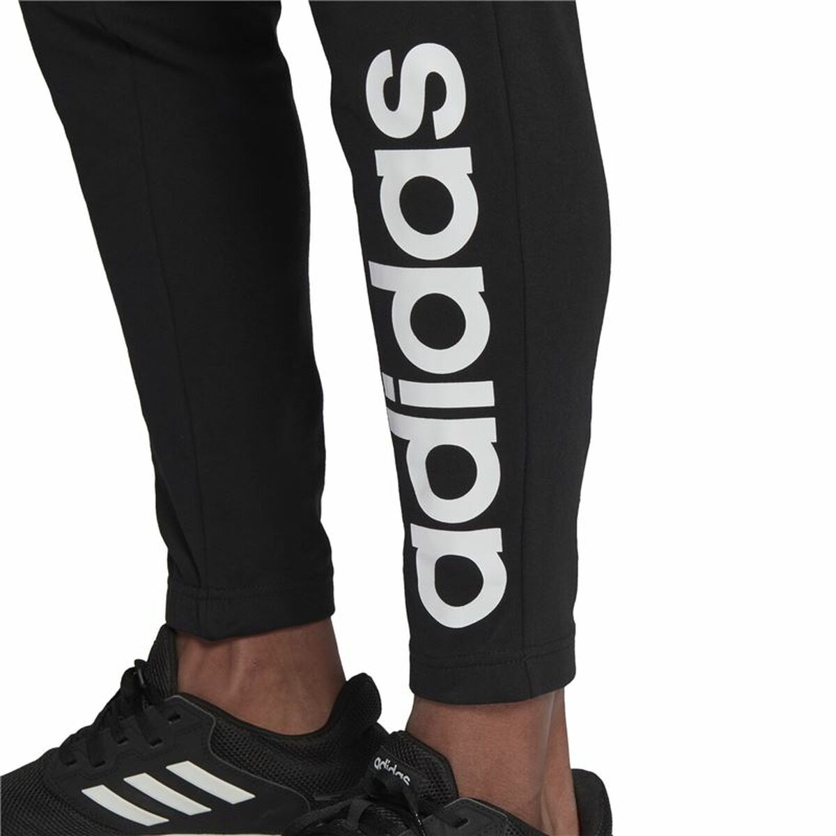 Byxor för vuxna Adidas Essentials  Svart - 7